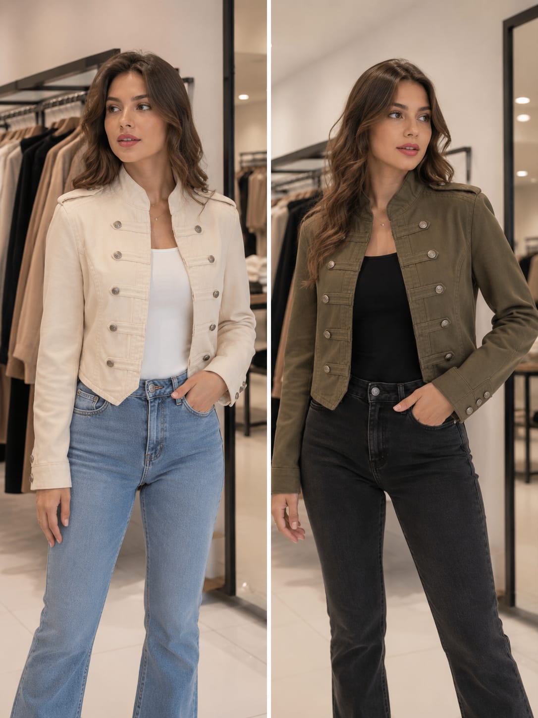 Napoleon Crop Jacket