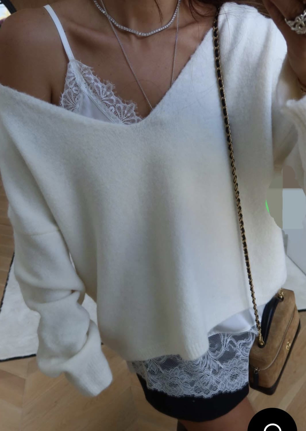 Florence Lace Knit Top