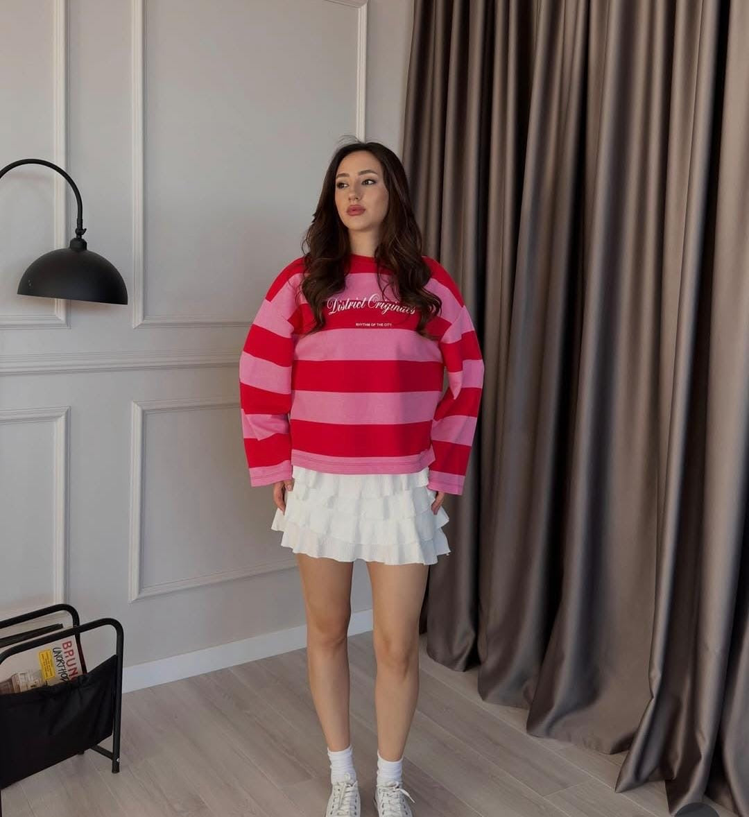 Oxford Stripe Pullover