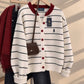 Hamptons Striped Cardigan