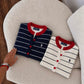 Hamptons Striped Cardigan