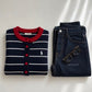 Hamptons Striped Cardigan