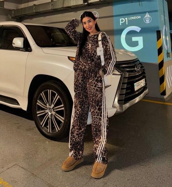 Leopard Print Oversized Set