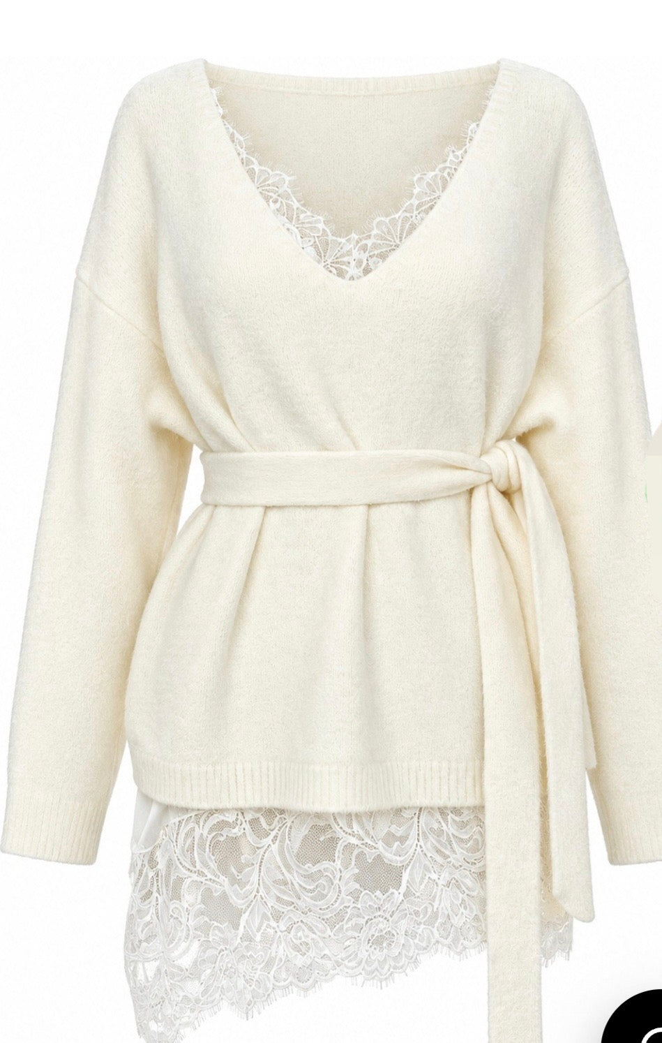 Florence Lace Knit Top