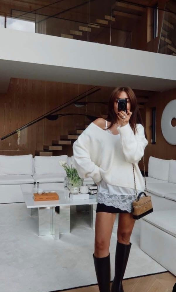 Florence Lace Knit Top