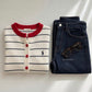 Hamptons Striped Cardigan