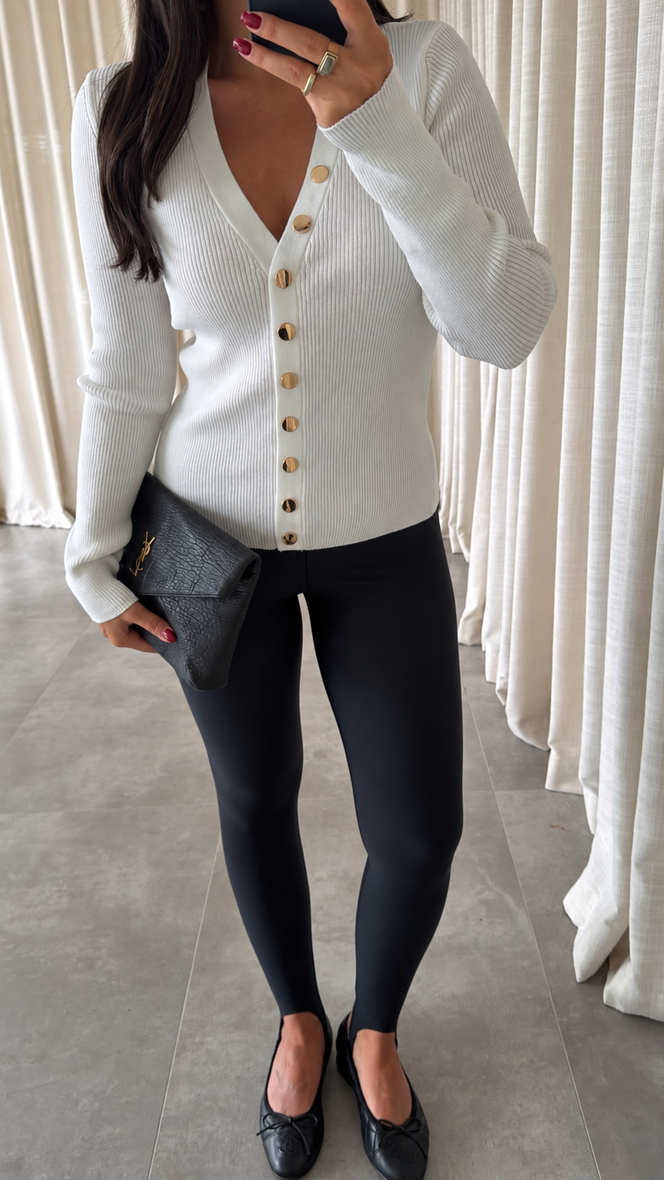 Goldline Ribbed Top