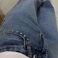 Rodeo Studded Wide-Leg Jeans