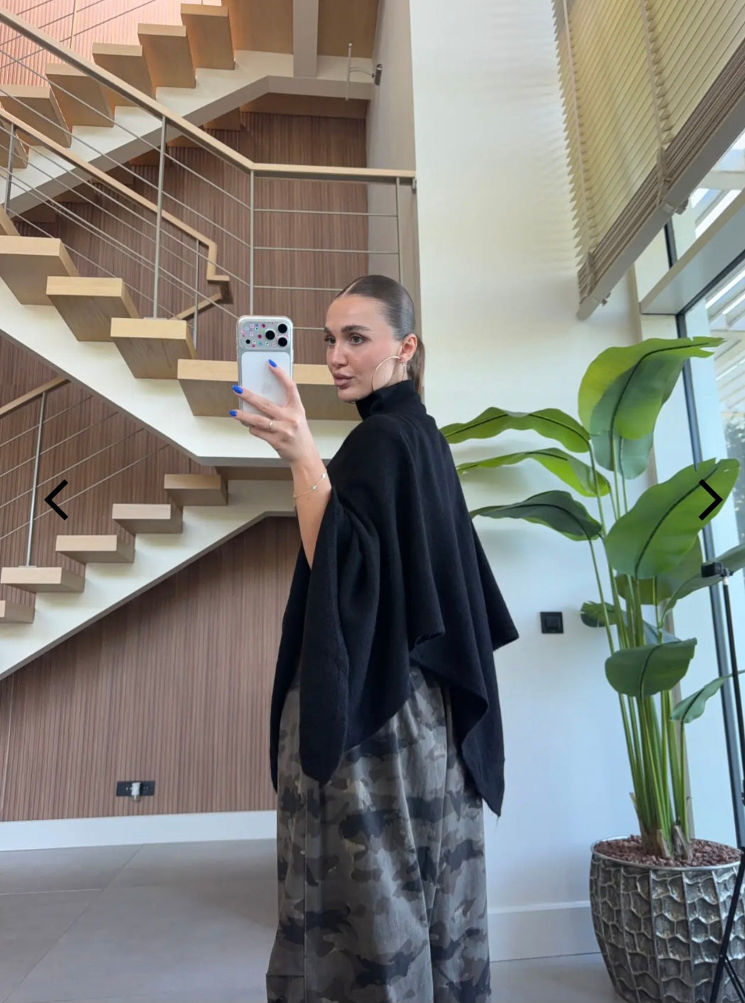 Zermatt Asymmetric Knit Poncho
