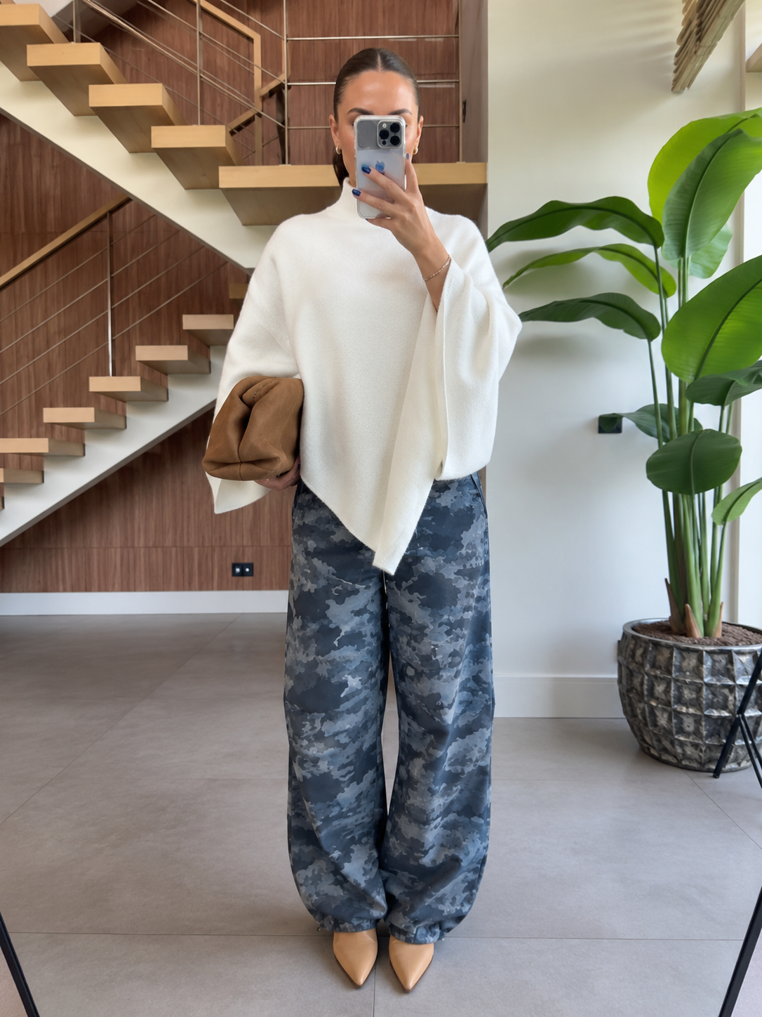Zermatt Asymmetric Knit Poncho
