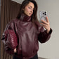 Bordeaux Moto Jacket