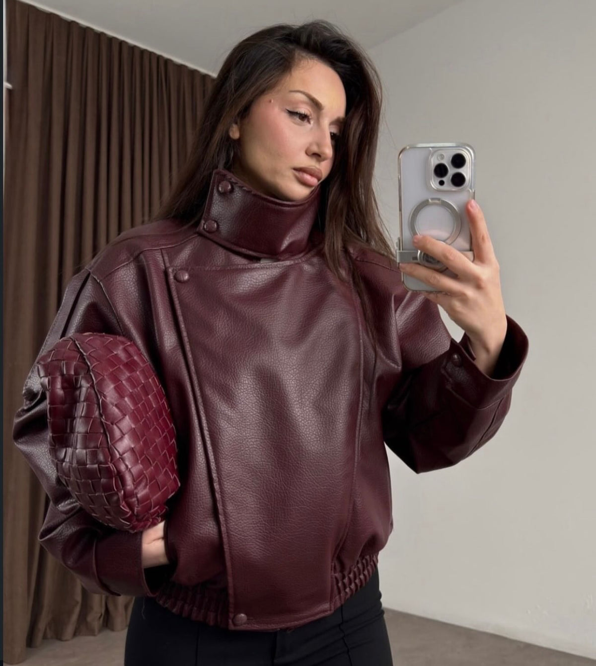 Bordeaux Moto Jacket