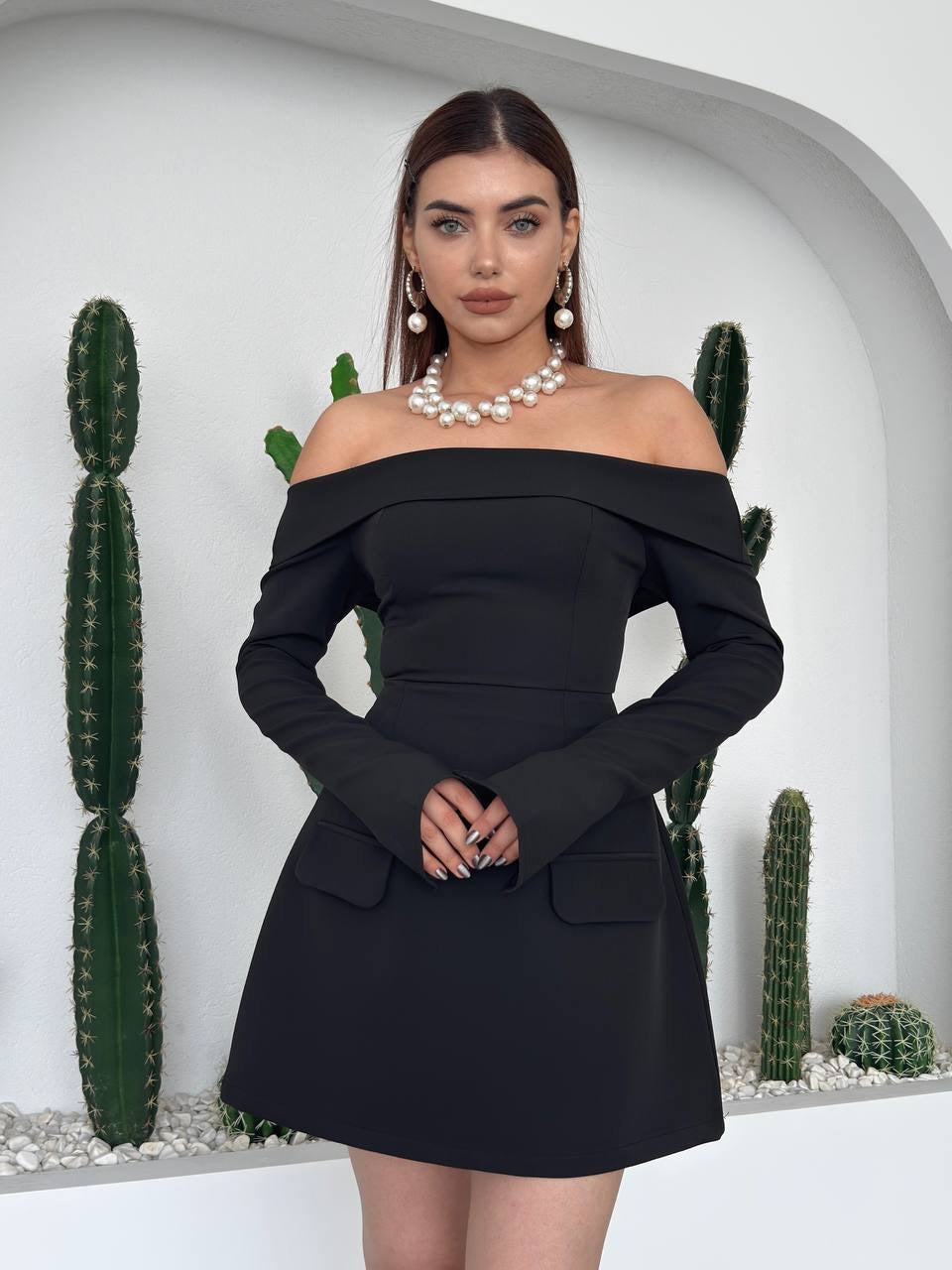 Milano off shoulder dress