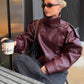 Bordeaux Moto Jacket