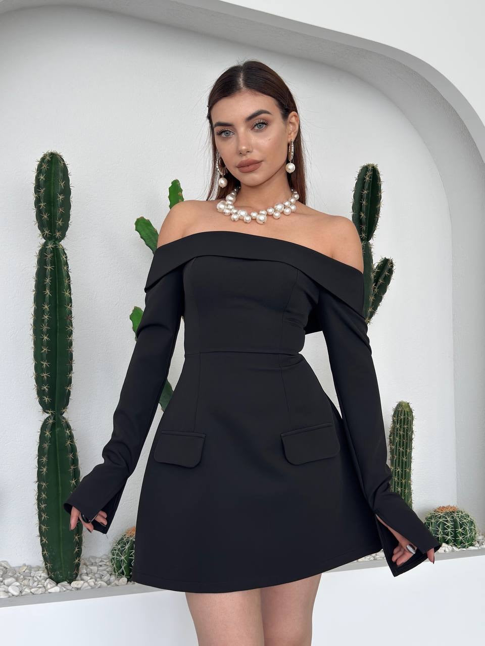 Milano off shoulder dress