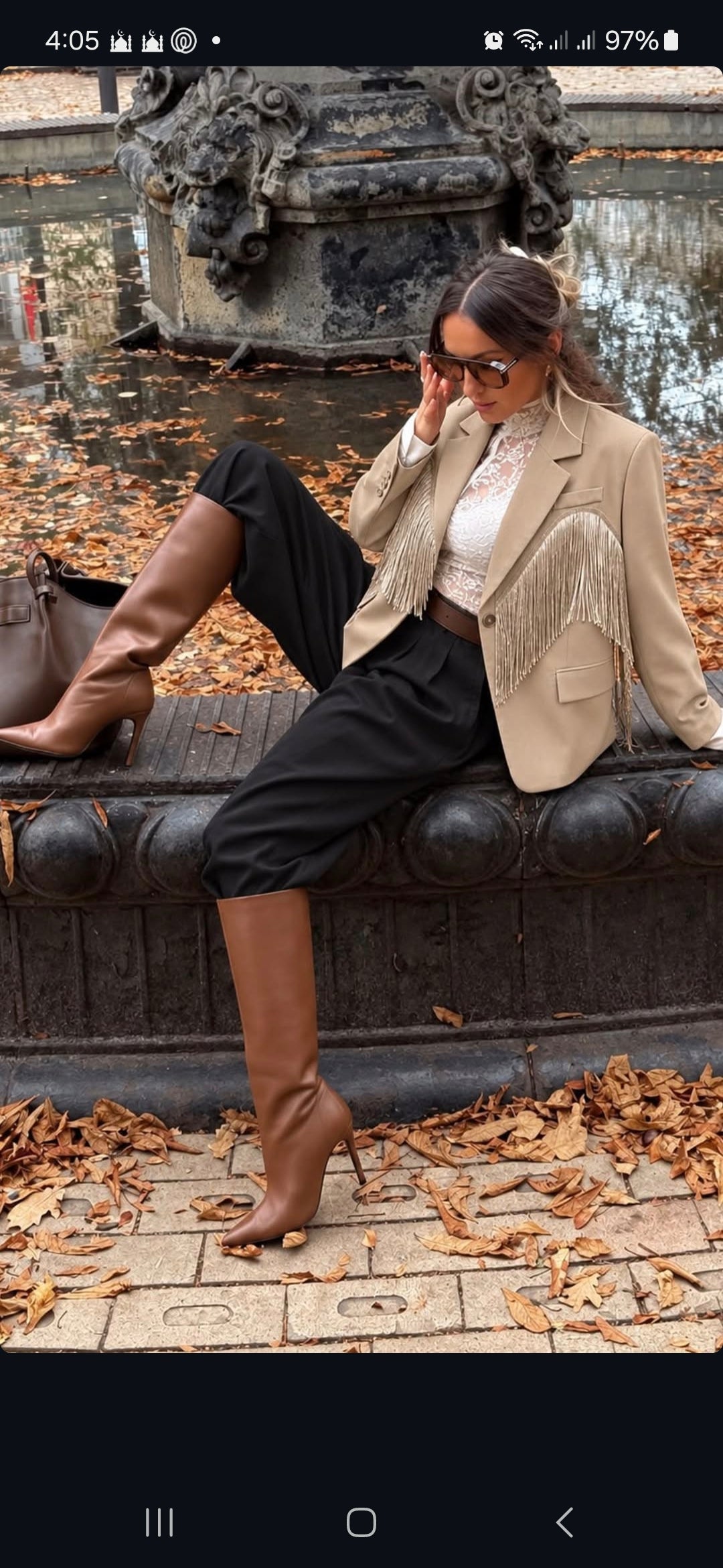 St. Moritz Fringe Blazer