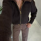 Sorrento Faux Fur Collar Cardigan