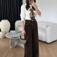 Rodeo Studded Wide-Leg Jeans
