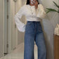 Rodeo Studded Wide-Leg Jeans