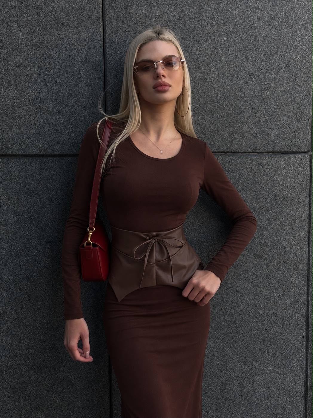 Verona Sculpted Maxi Dress