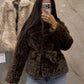Sienna Leopard Fur Jacket