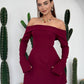Milano off shoulder dress